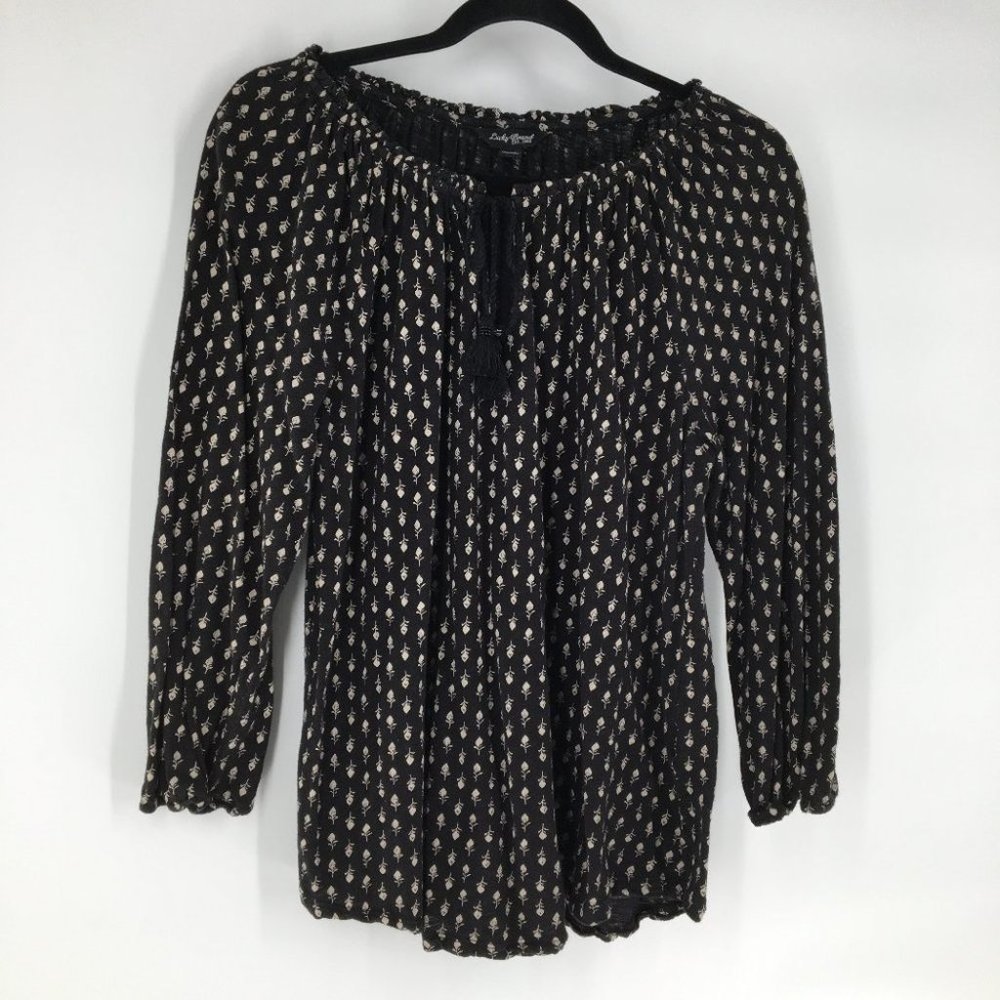 LUCKY BRAND Floral Printed Blouse (W2-159) ⁂